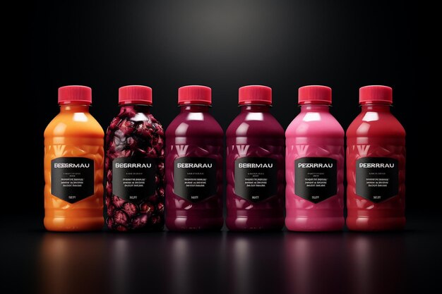 Фото Дизайн упаковки соков маркетинговые фрукты овощи яркие