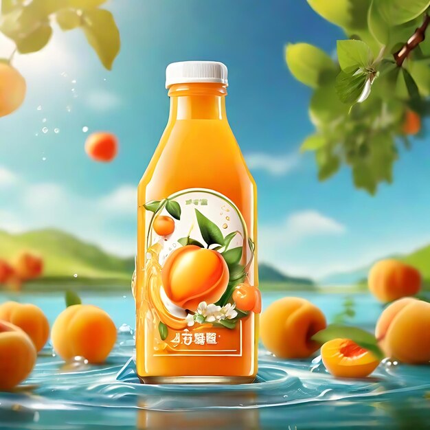 Juice promotional posters AI