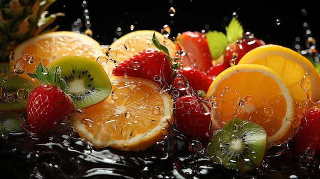 juice splash HD 8K wallpaper Stock Photographic Image