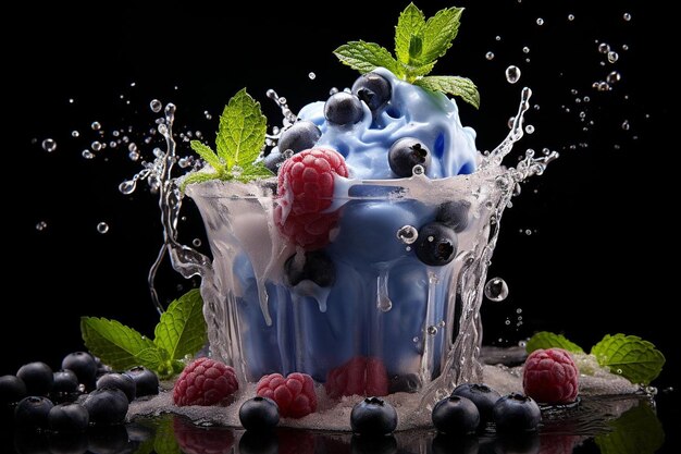 Juicy Blueberry Medley Burst of Flavor Best Blueberry image photography