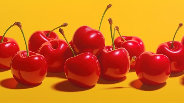 Juicy cherry background