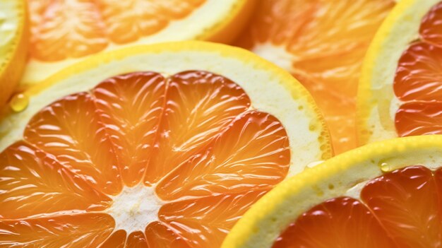 Juicy citrus slice ripe and fresh perfect for healthy eat