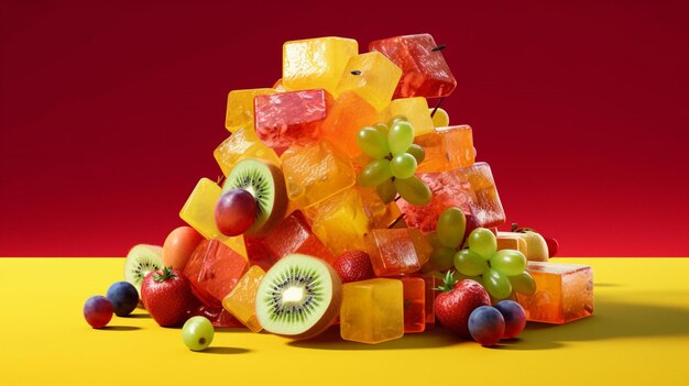 Photo juicy fruit snacks