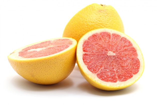Juicy grapefruits orange