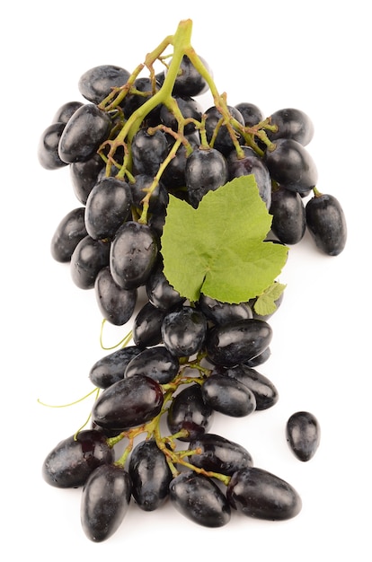 Juicy Grapes isolated on white