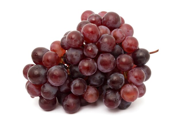 Juicy Grapes on white surface