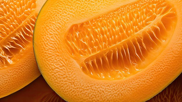 Juicy honey melon cantaloupe