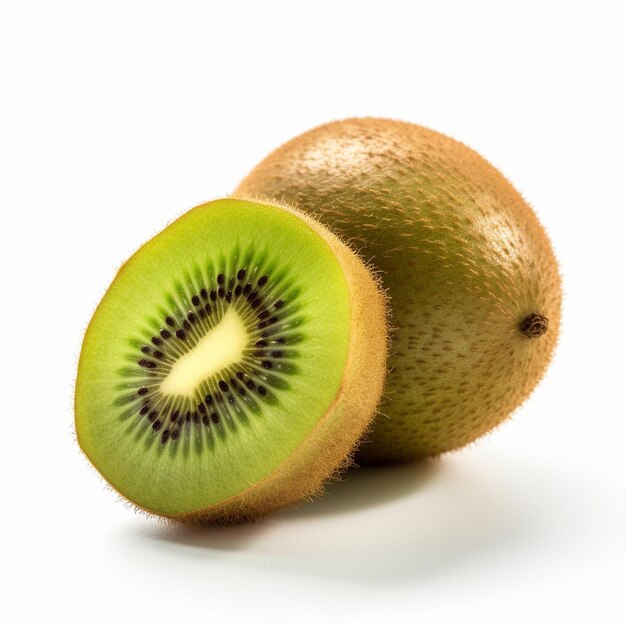 Foto il kiwi succoso delizia con sfondi vivaci e immagini di frutta fresca