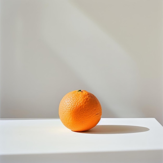 Photo juicy orange fruit on white background