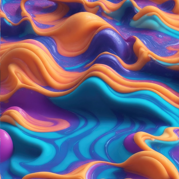 Juicy plastic seamless and melted texture