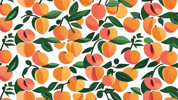 Сочные летние персики