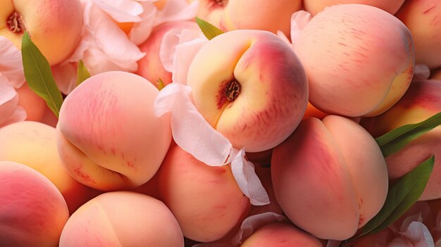 The Juicy and Sweetness of Peaches