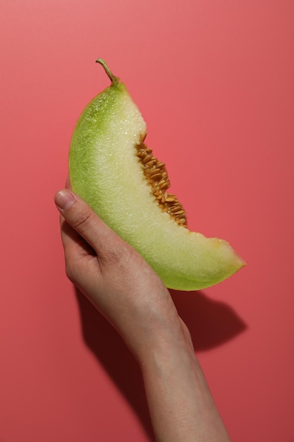 Сочная и вкусная летняя фруктовая концепция дыни
