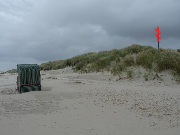 Foto juist eiland in de noordzee