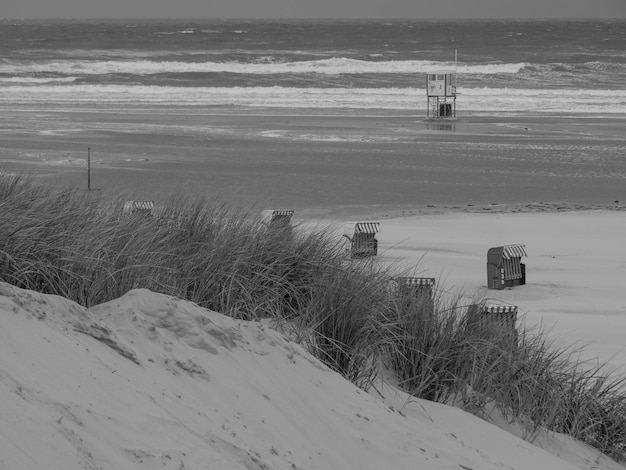 Foto juist in de noordzee