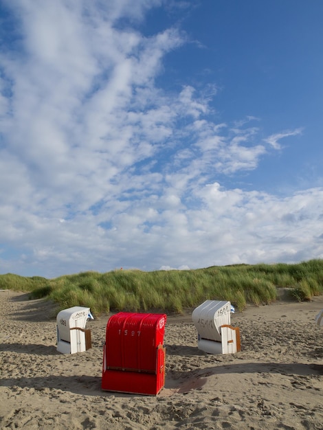 Photo juist island in the north sea