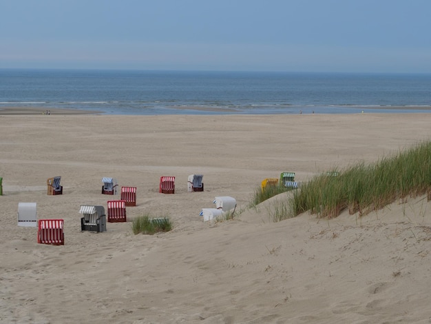 Juist island in the north sea