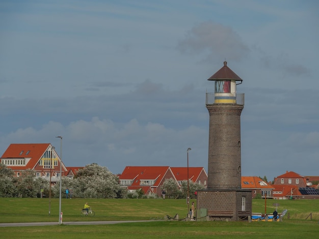 Foto juist strand in de avond