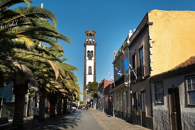 July 25, 2019. The city of Santa Cruz de Tenerife. Canary Islands, Spain