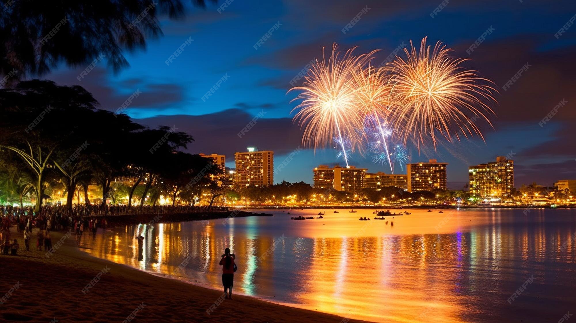 waikiki 4th of july fireworks 2025 time
