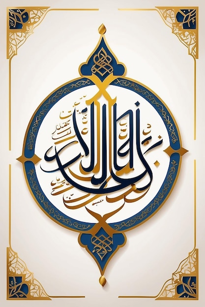 Jumma mubarak blessed friday arabic calligraphy social media post