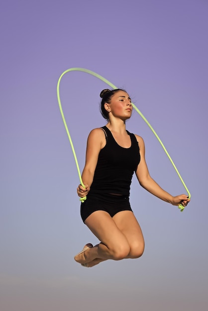 縄跳び アクロバットとフィットネスの健康における柔軟性