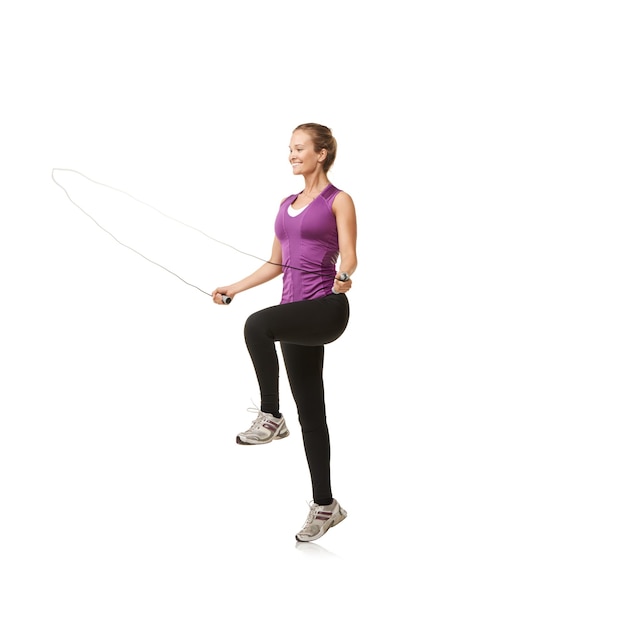 Premium Photo Jumping rope is THE best exercise
