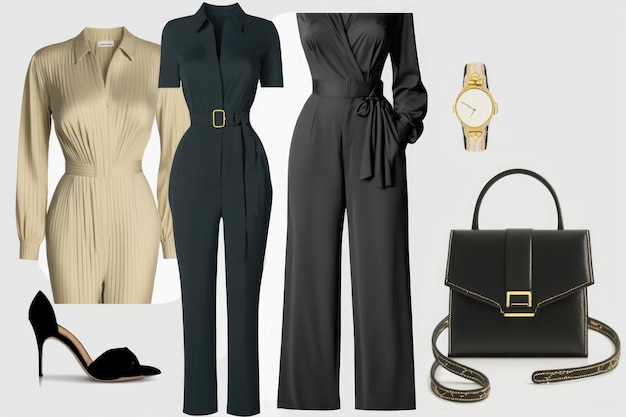 Jumpsuit Met Hakken Outfit Generatieve AI