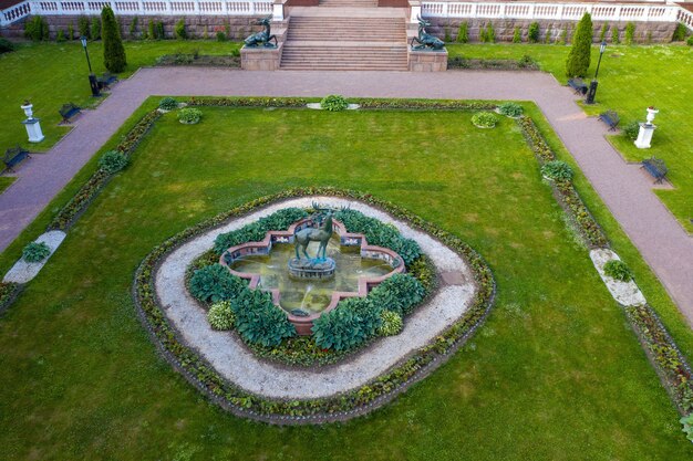 3 июня 2019 г., Московская область, Россия. Бывшая старинная дворянская усадьба Лялово расположена на территории парк-отеля Морозовка.