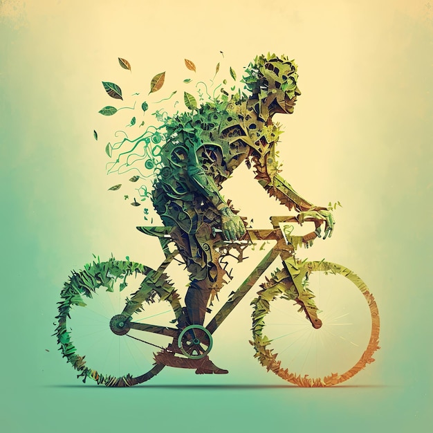 June 3 World bicycle day Generative ai