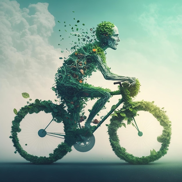 June 3 World bicycle day Generative ai