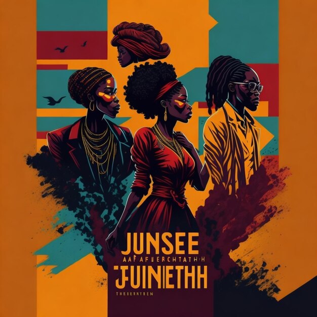 Photo juneteenth background