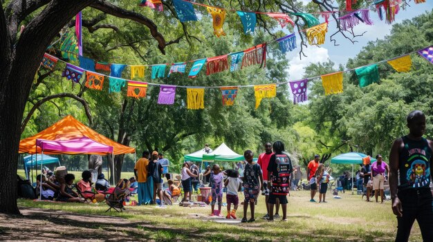 Juneteenth Celebration in Local Community Park