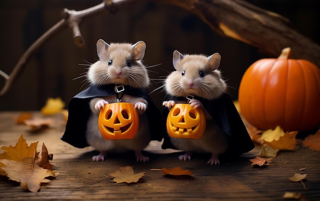 A Jungarian hamsters and Halloween