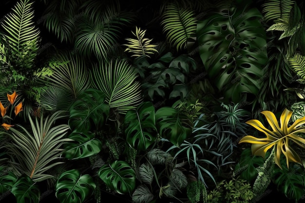 Jungle forest background