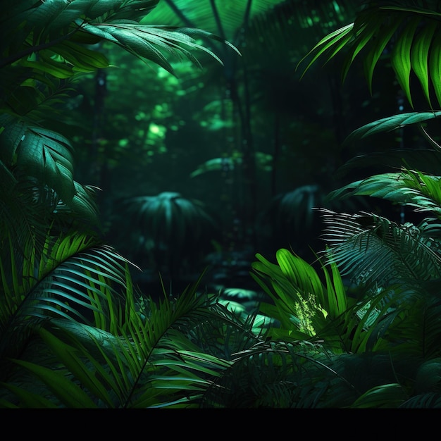 Photo jungle forest background