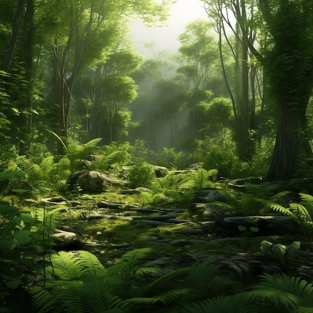 jungle HD 8K wallpaper Stock Photographic Image