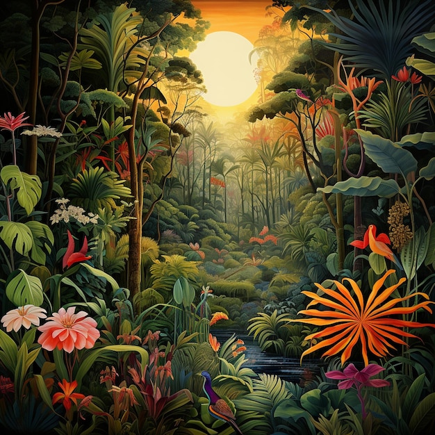 Jungle-illustratie