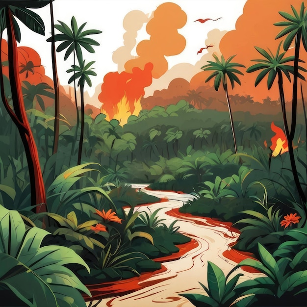 jungle illustration