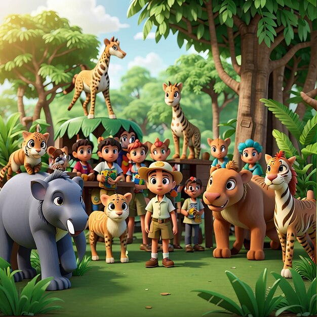 Jungle Safari Animal School