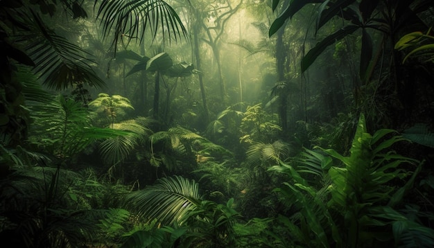 A jungle scene with a jungle scene.