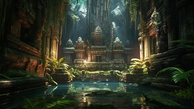 The jungle temple wallpapers and images wallpapers