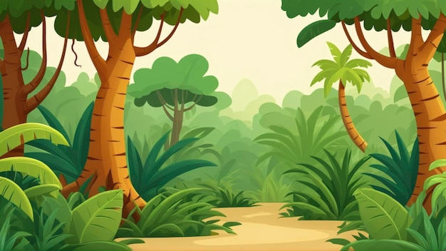 jungle trees