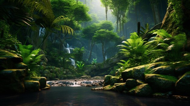 Jungle and Tropical Settings game background