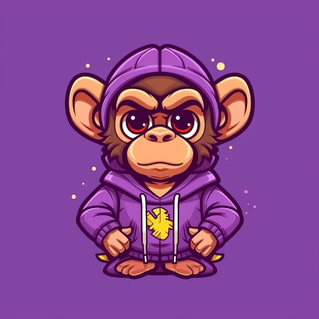 Jungle vibes a collection of playful monkey mascot designs and illustrations