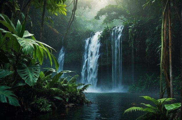 Jungle Waterval Nevel