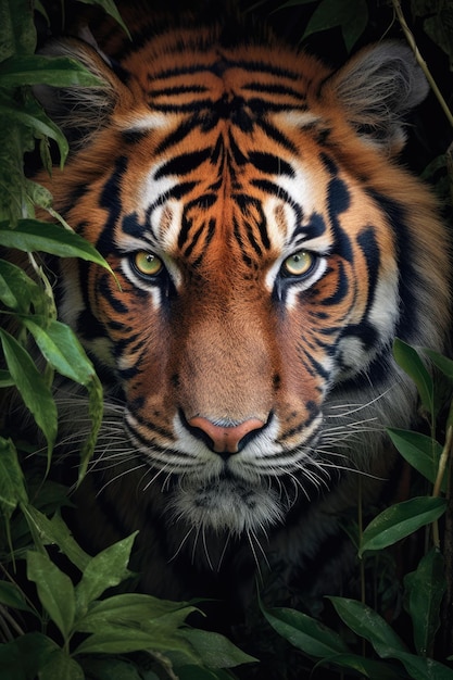 Jungle39s regal big cat with powerful body and captivating gaze