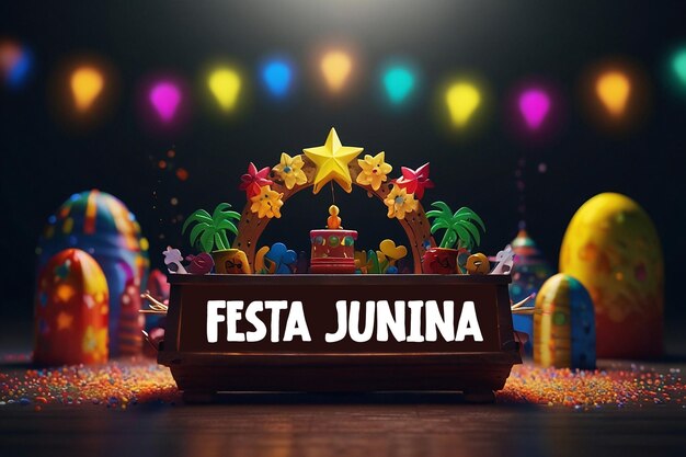 Фото Дизайн шаблона вечеринки junina для типичного бразильского фестиваля