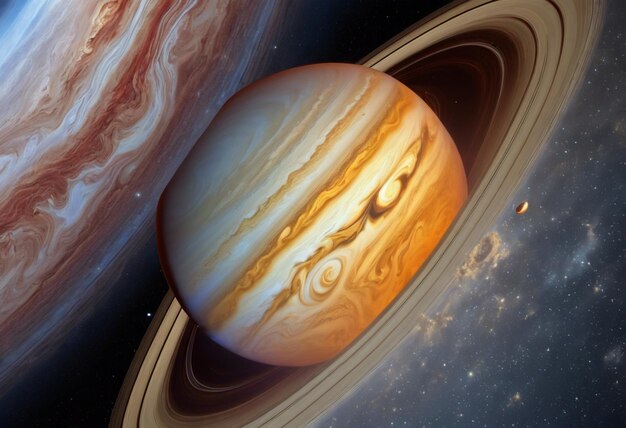 Photo jupiter the king of the gas giants