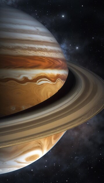 Photo jupiter the king of the gas giants